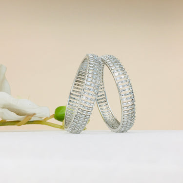 Diamond Baguette Bangles Zayn Luxury Jewellery